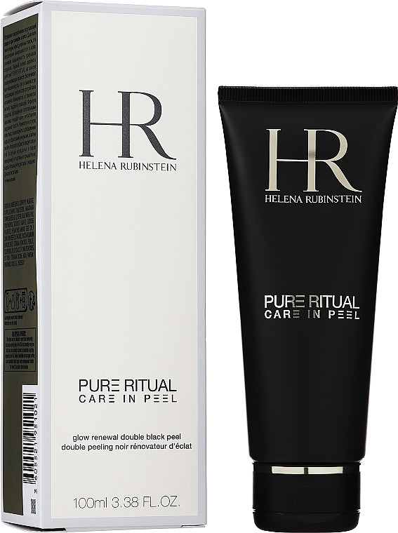 Pure Ritual Care In Peel Glow Renewal Double Black Peel Esfoliante Purificante viso, Esfoliante Illuminante viso, Esfoliante Rigenerante viso